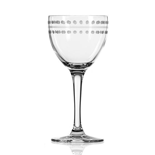 Mid-Century Modern 7.5oz Martini Cocktail Glass, Set of 4