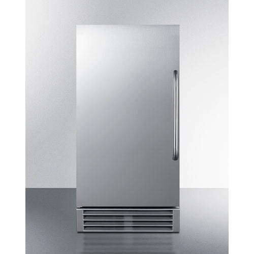 Summit Appliance Built-In Outdoor 50 lb. Clear Icemaker BIM47OS-Summit Appliance-Wine Whiskey and Smoke