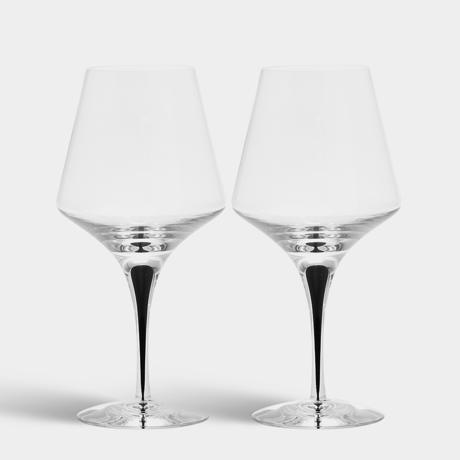 Orrefors Metropol Red Wine - Set of 2-Orrefors-Wine Whiskey and Smoke