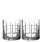 Orrefors Street Double Old Fashioned - Set of 2
