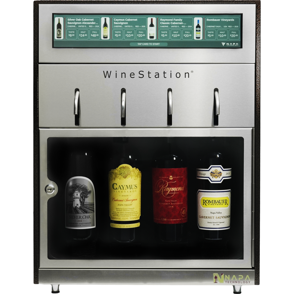 Napa Technology WineStation Quartet Sommelier Edition Wine Dispenser Preservation System