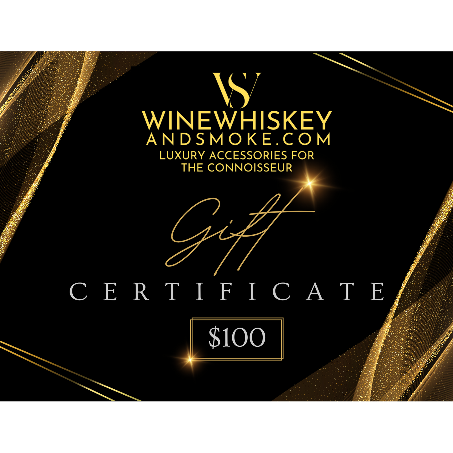 WineWhiskeyandSmoke.com Gift Card