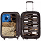 VinGardeValise Piccolo 5-Bottle - Carry-on size (when empty of wine)-FlyWithWine-Wine Whiskey and Smoke