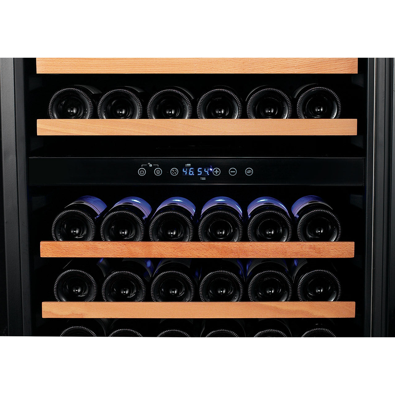 Smith & Hanks 166 Bottle Dual Zone Wine Cooler, Stainless Steel Door Trim-Wine Fridges-Wine Whiskey and Smoke