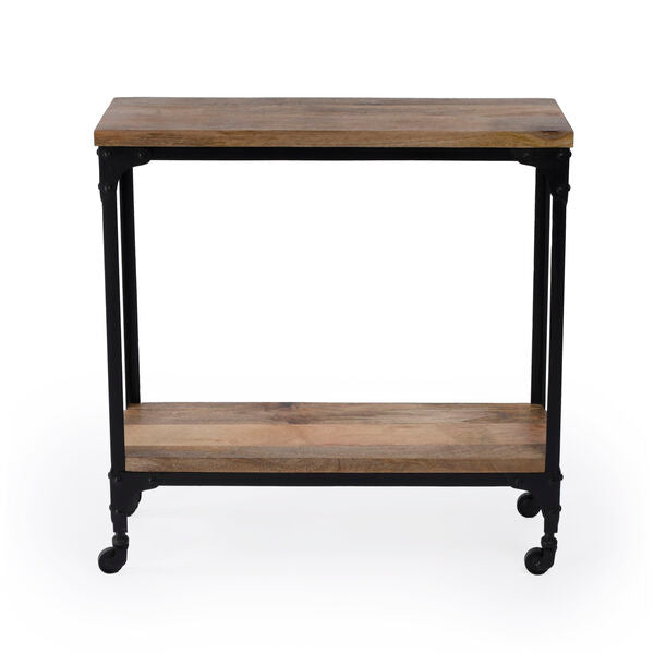 Butler Specialty Company Gandolf Industrial Chic Console Table Mountain Lodge 2873312-Bar Cart-Wine Whiskey and Smoke