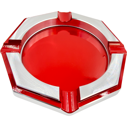 Cigar Ashtray Giant Octagon-Shaped Four Finger (4 Colors)-The Cigar Ashtray-Wine Whiskey and Smoke