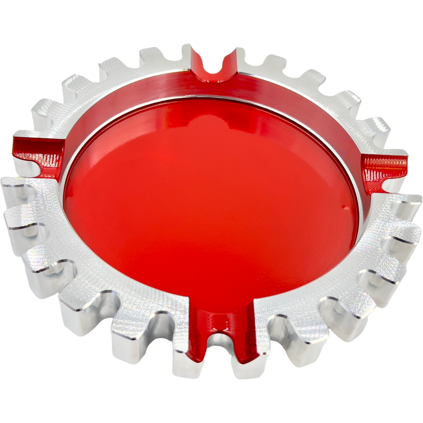 Cigar Ashtray Large Gear-Shaped Four Finger (4 Colors)-The Cigar Ashtray-Wine Whiskey and Smoke