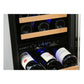 Smith & Hanks 32 Bottle Dual Zone Wine Cooler, Stainless Steel Door Trim-Wine Fridges-Wine Whiskey and Smoke
