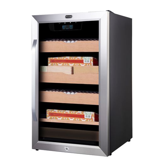 Whynter CHC-421HC 4.2 cu.ft. Cigar Cabinet Cooler and Humidor with Humidity Temperature Control and Spanish Cedar Shelves-Whynter-Wine Whiskey and Smoke