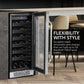 Whynter BWR-308SB 15 inch Built-In 33 Bottle Undercounter Stainless Steel Wine Refrigerator with Reversible Door, Digital Control, Lock, and Carbon Filter-Whynter-Wine Whiskey and Smoke