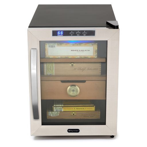 Whynter CHC-120S Stainless Steel 1.2 cu. ft Cigar Cooler Humidor-Whynter-Wine Whiskey and Smoke