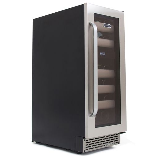 Whynter BWR-171DS Elite 17 Bottle Seamless Stainless Steel Door Dual Zone Built-in Wine Refrigerator-Whynter-Wine Whiskey and Smoke