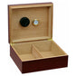 Chalet 25-50 Count Cherry Humidor w/ Humidifier & Hygrometer-Humidors-Wine Whiskey and Smoke