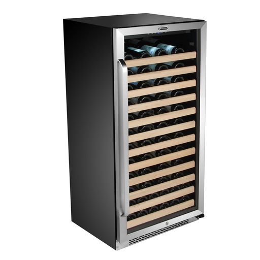 Whynter BWR-1002SD/BWR-1002SDa 100 Bottle Built-in Stainless Steel Compressor Wine Refrigerator with Display Rack and LED display-Whynter-Wine Whiskey and Smoke