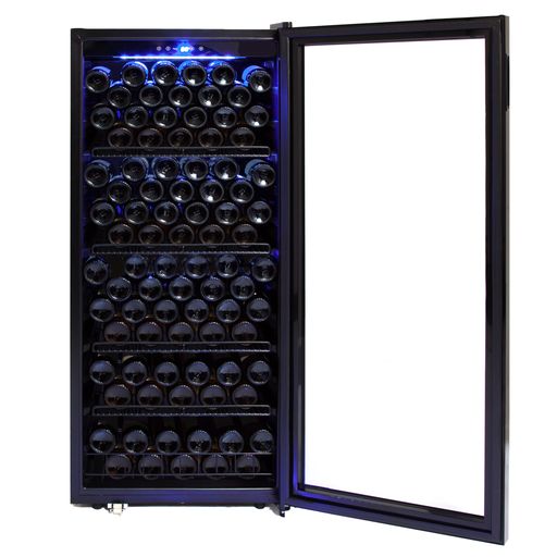 Whynter FWC-1201BB/FWC-1201BBa 124 Bottle Freestanding Wine Refrigerator-Whynter-Wine Whiskey and Smoke