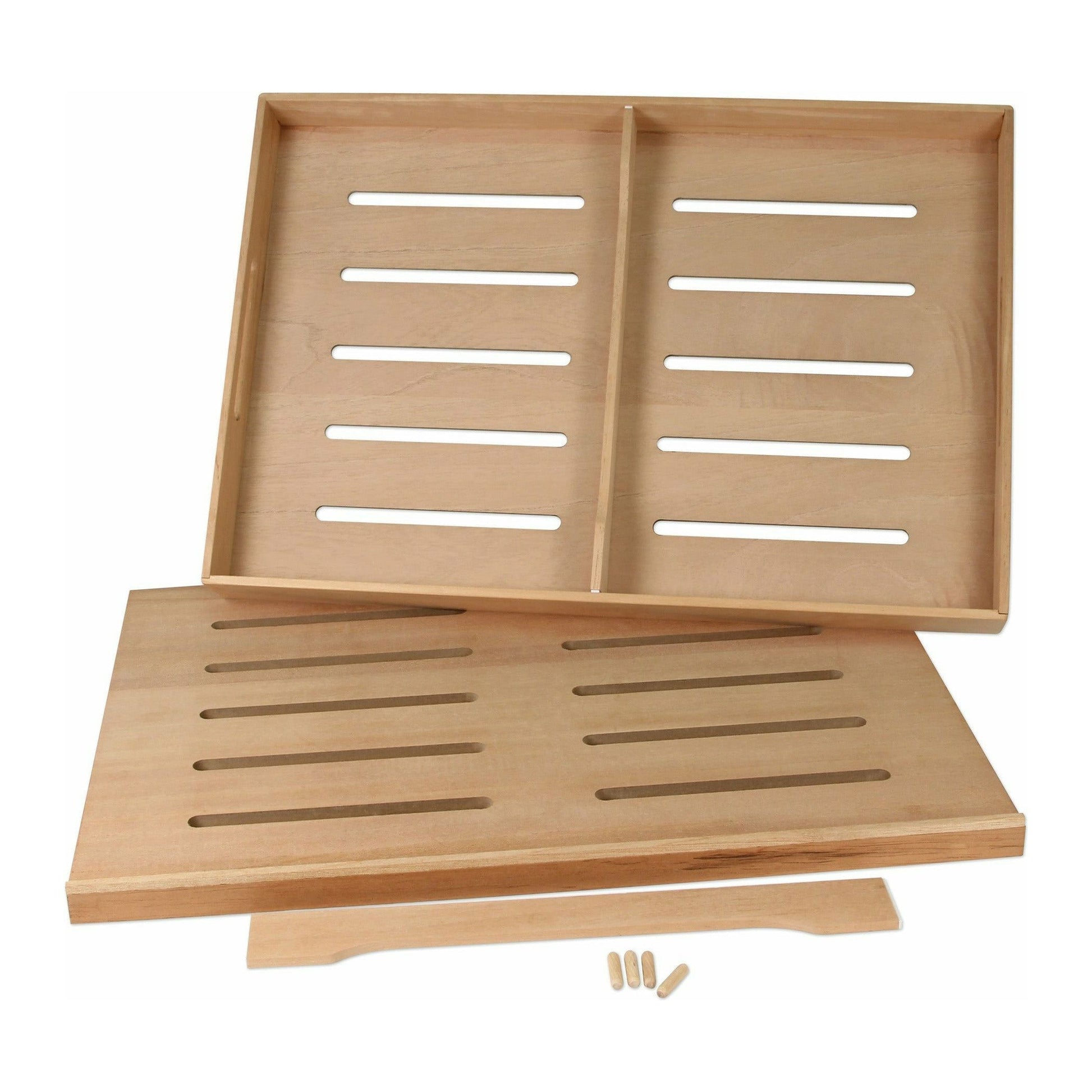 Humidor Supreme Additional Shelf Kit for HUM-2000 Towers 1 Tray 1 Shelf 1 Divider and 4 Pegs Not for Old English or Antique-Humidors-Wine Whiskey and Smoke
