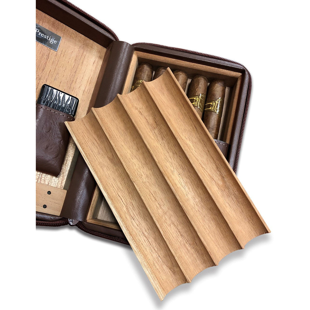 Prestige Import Group Manhattan Brown Cigar Case-Prestige Import Group-Wine Whiskey and Smoke