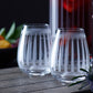 Caskata Marrakech Stemless Wine Glasses-Caskata-Wine Whiskey and Smoke