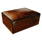 NAPOLI 75 Count High Gloss Walnut Burl Finish w/ Arched Top-Humidors-Wine Whiskey and Smoke