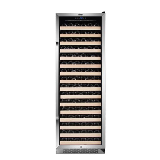 Whynter BWR-1662SD/BWR-1662SDa 166 Bottle Built-in Stainless Steel Compressor Wine Refrigerator with Display Rack and LED display-Whynter-Wine Whiskey and Smoke