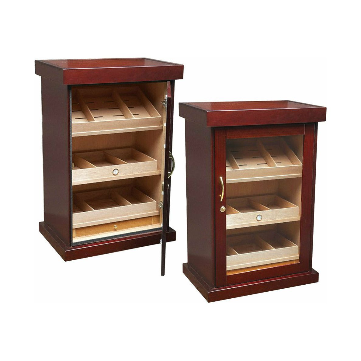 Prestige Import Group - The Spartacus Humidor - 1000 Ct. Cabinet Humidor-Prestige Import Group-Wine Whiskey and Smoke