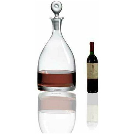 Ravenscroft Crystal Monticello Salmanazar Decanter-Barware-Wine Whiskey and Smoke