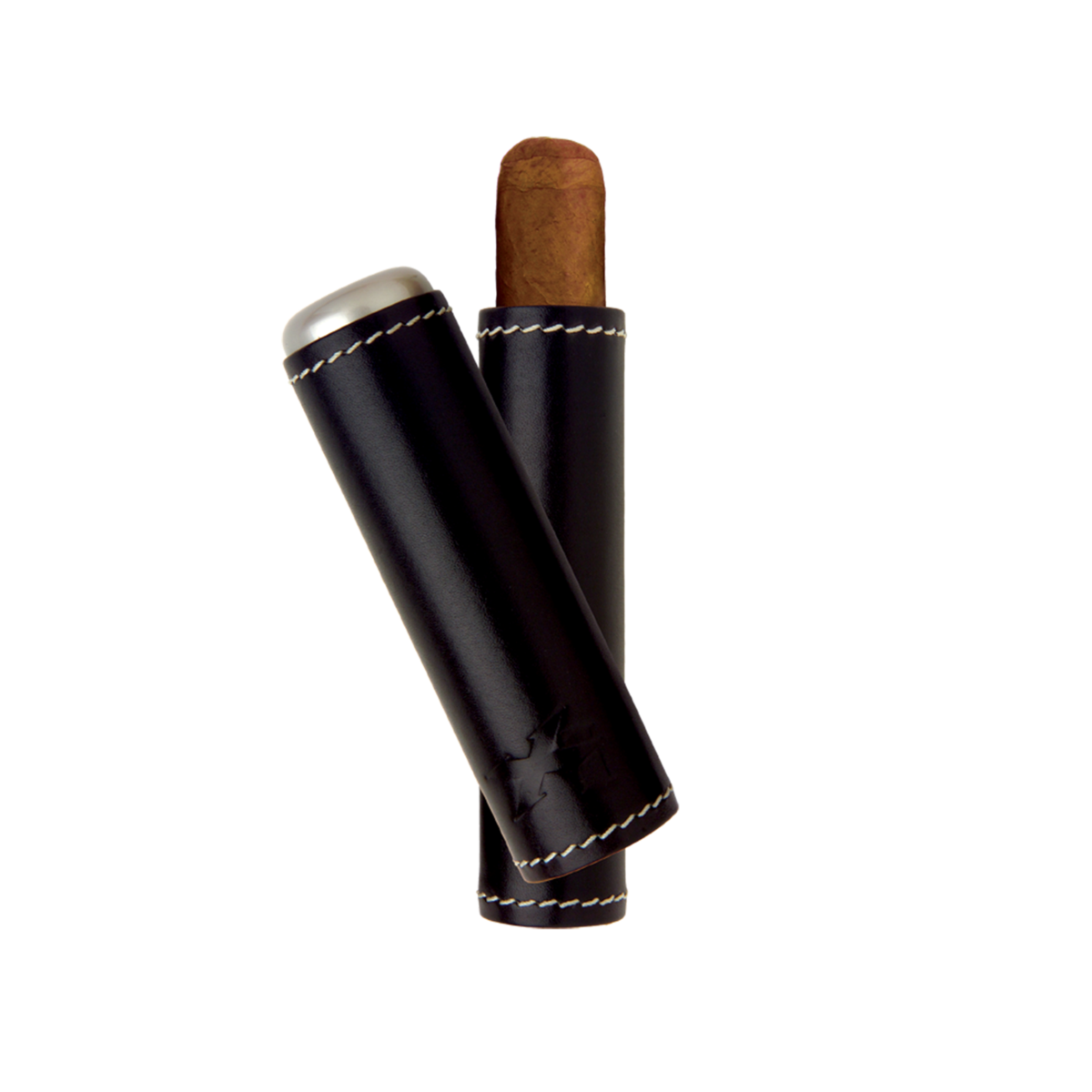 XIKAR® Envoy Single Cigar Case-Cigar Cases-Wine Whiskey and Smoke