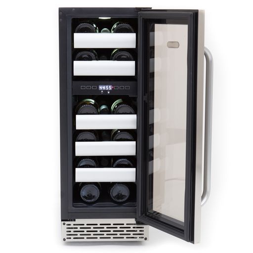 Whynter BWR-171DS Elite 17 Bottle Seamless Stainless Steel Door Dual Zone Built-in Wine Refrigerator-Whynter-Wine Whiskey and Smoke