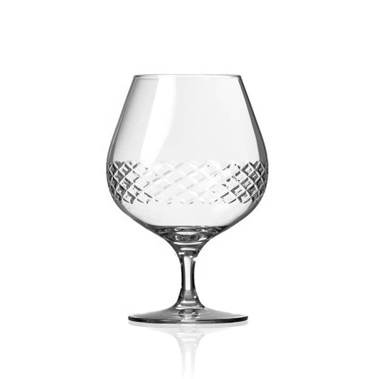 Diamond 22.5oz Brandy Snifter Set of 4-Rolf Glass-Wine Whiskey and Smoke