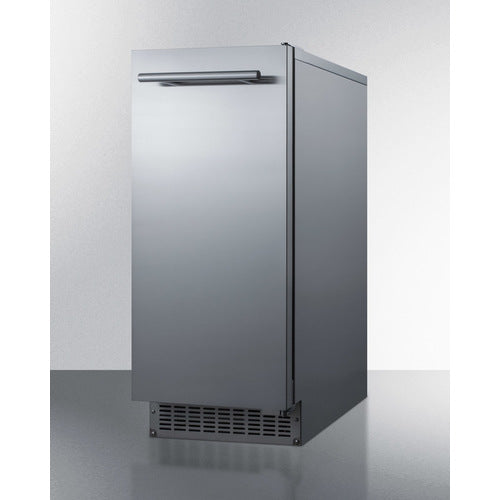 Summit Appliance 62 lb. Clear Outdoor/Indoor Icemaker BIM68OSGDR-Summit Appliance-Wine Whiskey and Smoke