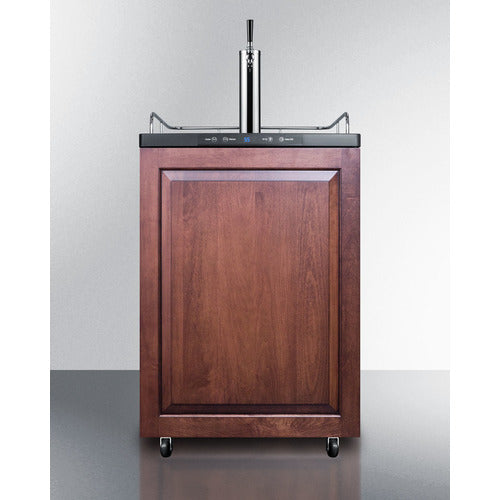 Summit Appliance 24 Wide Built-In Kegerator (Panel Not Included) SBC635MBIIF-Summit Appliance-Wine Whiskey and Smoke