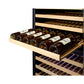 24" Wide Dual Zone Wine Cellar SWC1966B-Summit Appliance-Wine Whiskey and Smoke