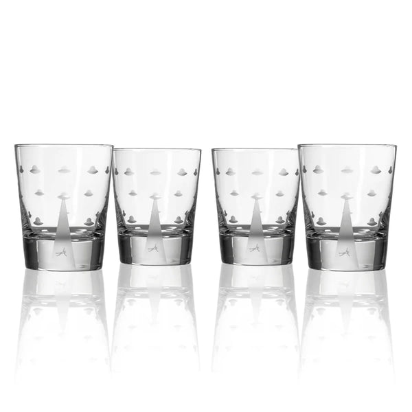 Rolf Glass Mothership 14OZ Double Old Fashioned Set of 4-Rolf Glass-Wine Whiskey and Smoke