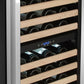 Whynter BWR-0922DZ/BWR-0922DZa 92 Bottle Built-in Stainless Steel Dual Zone Compressor Wine Refrigerator with Display Rack and LED display-Whynter-Wine Whiskey and Smoke
