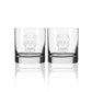 Rolf Glass Sugar Skull 3 Piece Gift Set - Whiskey Decanter and Rocks Glasses-Rolf Glass-Wine Whiskey and Smoke