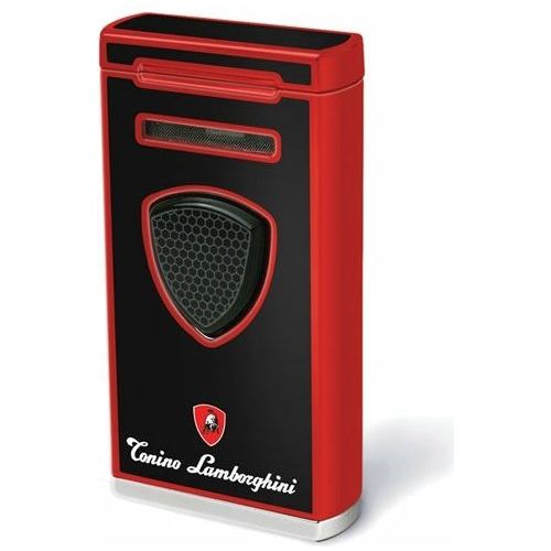 Tonino Lamborghini Pergusa Black And Red Torch Flame Lighter-Tonino Lamborghini-Wine Whiskey and Smoke