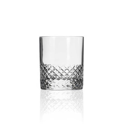 Diamond 11oz On the Rocks Glass Set of 4-Rolf Glass-Wine Whiskey and Smoke